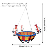 Maxbell Outdoor Hummingbird Feeder Easy Installation Gardening Hanging Flower Basket