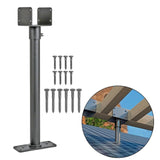 Maxbell Pergola Roof Riser Roof Bracket Kit Rotate Horizontally Includes Screw Black 1 Piece