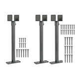 Maxbell Pergola Roof Riser Roof Bracket Kit Rotate Horizontally Includes Screw Black 1 Piece