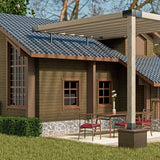 Maxbell Pergola Roof Riser Roof Bracket Kit Rotate Horizontally Includes Screw Black 1 Piece