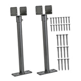 Maxbell Pergola Roof Riser Roof Bracket Kit Rotate Horizontally Includes Screw Black 2 Piece