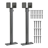 Maxbell Pergola Roof Riser Roof Bracket Kit Rotate Horizontally Includes Screw Black 2 Piece