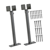 Maxbell Pergola Roof Riser Roof Bracket Kit Rotate Horizontally Includes Screw Black 2 Piece