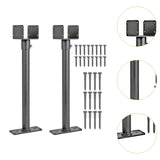 Maxbell Pergola Roof Riser Roof Bracket Kit Rotate Horizontally Includes Screw Black 2 Piece