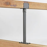 Maxbell Pergola Roof Riser Roof Bracket Kit Rotate Horizontally Includes Screw Black 2 Piece