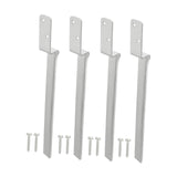 Maxbell 4 Pieces Fence Post Anchors Easily Install Gardening Tools Wood Post Support