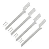 Maxbell 4 Pieces Fence Post Anchors Easily Install Gardening Tools Wood Post Support