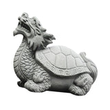 Maxbell Dragon Turtle Tea Pet Ornaments Dragon Turtle Figurines for Teahouse Bedroom S