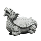 Maxbell Dragon Turtle Tea Pet Ornaments Dragon Turtle Figurines for Teahouse Bedroom S