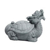 Maxbell Dragon Turtle Tea Pet Ornaments Dragon Turtle Figurines for Teahouse Bedroom M