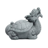 Maxbell Dragon Turtle Tea Pet Ornaments Dragon Turtle Figurines for Teahouse Bedroom M