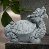Maxbell Dragon Turtle Tea Pet Ornaments Dragon Turtle Figurines for Teahouse Bedroom M