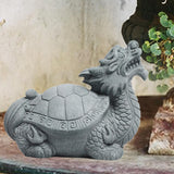 Maxbell Dragon Turtle Tea Pet Ornaments Dragon Turtle Figurines for Teahouse Bedroom M