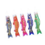 Maxbell 5Pcs Japanese Carp Flags Yard Celebration Decoration Koinobori Hanging Decor