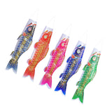 Maxbell 5Pcs Japanese Carp Flags Yard Celebration Decoration Koinobori Hanging Decor