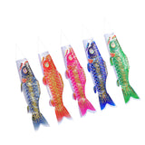 Maxbell 5Pcs Japanese Carp Flags Yard Celebration Decoration Koinobori Hanging Decor