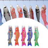 Maxbell 5Pcs Japanese Carp Flags Yard Celebration Decoration Koinobori Hanging Decor
