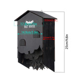 Maxbell Wooden Bats House Decoration Tree Hanging for Backyard Land and Roost Summer