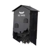 Maxbell Wooden Bats House Decoration Tree Hanging for Backyard Land and Roost Summer