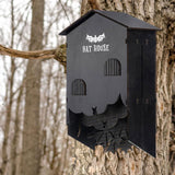 Maxbell Wooden Bats House Decoration Tree Hanging for Backyard Land and Roost Summer