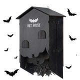 Maxbell Wooden Bats House Decoration Tree Hanging for Backyard Land and Roost Summer