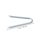 Maxbell Wire Fencing Staples Reliable Heavy Duty for Gardening Home Improvement Lawn 25 Pieces