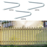 Maxbell Wire Fencing Staples Reliable Heavy Duty for Gardening Home Improvement Lawn 25 Pieces