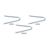 Maxbell Wire Fencing Staples Reliable Heavy Duty for Gardening Home Improvement Lawn 25 Pieces