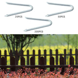 Maxbell Wire Fencing Staples Reliable Heavy Duty for Gardening Home Improvement Lawn 25 Pieces