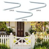 Maxbell Wire Fencing Staples Reliable Heavy Duty for Gardening Home Improvement Lawn 25 Pieces