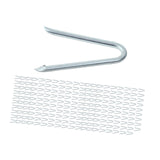 Maxbell Wire Fencing Staples Reliable Heavy Duty for Gardening Home Improvement Lawn 200 Pieces