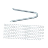 Maxbell Wire Fencing Staples Reliable Heavy Duty for Gardening Home Improvement Lawn 200 Pieces