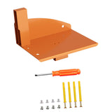 Maxbell Wall Mounted Chain Saw Holder Rack Sturdy for Shed Outdoors Adjustable Holes