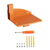 Maxbell Wall Mounted Chain Saw Holder Rack Sturdy for Shed Outdoors Adjustable Holes