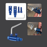 Maxbell Damaged Screw Extractor Set Portable Accessories for Professional Men Repair Blue
