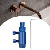Maxbell Damaged Screw Extractor Set Portable Accessories for Professional Men Repair Blue