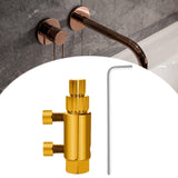 Maxbell Damaged Screw Extractor Set Portable Accessories for Professional Men Repair Gold