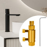 Maxbell Damaged Screw Extractor Set Portable Accessories for Professional Men Repair Gold