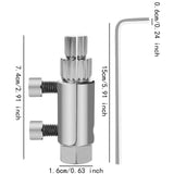Maxbell Damaged Screw Extractor Set Portable Accessories for Professional Men Repair Silver