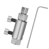 Maxbell Damaged Screw Extractor Set Portable Accessories for Professional Men Repair Silver