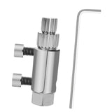 Maxbell Damaged Screw Extractor Set Portable Accessories for Professional Men Repair Silver