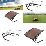 Maxbell Shade Cover for Robotic Lawn Mowers Outdoor Portable Robot Lawn Mower Garage Clear Board