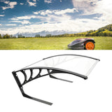 Maxbell Shade Cover for Robotic Lawn Mowers Outdoor Portable Robot Lawn Mower Garage Clear Board