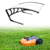 Maxbell Shade Cover for Robotic Lawn Mowers Outdoor Portable Robot Lawn Mower Garage Clear Board