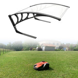 Maxbell Shade Cover for Robotic Lawn Mowers Outdoor Portable Robot Lawn Mower Garage Clear Board