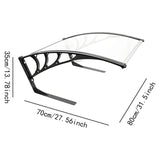 Maxbell Shade Cover for Robotic Lawn Mowers Outdoor Portable Robot Lawn Mower Garage Clear Board