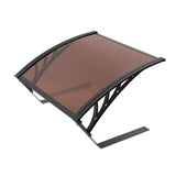 Maxbell Shade Cover for Robotic Lawn Mowers Outdoor Portable Robot Lawn Mower Garage Brown Board