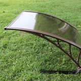 Maxbell Shade Cover for Robotic Lawn Mowers Outdoor Portable Robot Lawn Mower Garage Brown Board