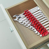 Maxbell Wrench Tool Organizer Workshop Organization for Tool Box Drawer Organization Red