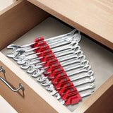 Maxbell Wrench Tool Organizer Workshop Organization for Tool Box Drawer Organization Red